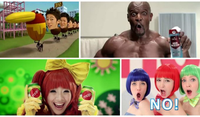 15 самых странных рекламных роликов по версии YouTube (1 фото + 15 видео)