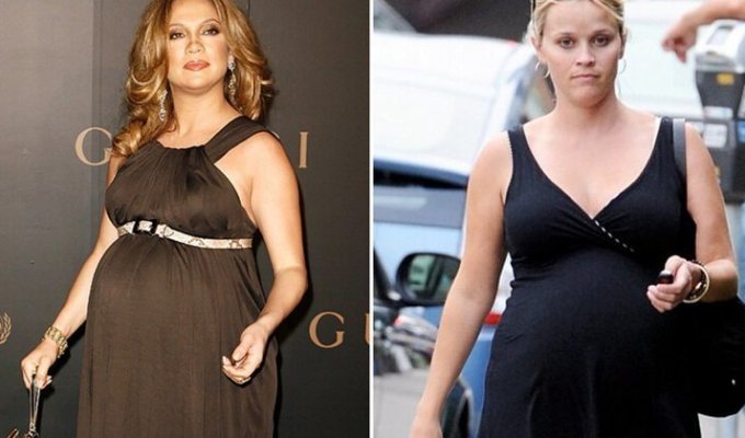 10 знаменитостей, которые удивительно быстро похудели после беременности (21 фото)
