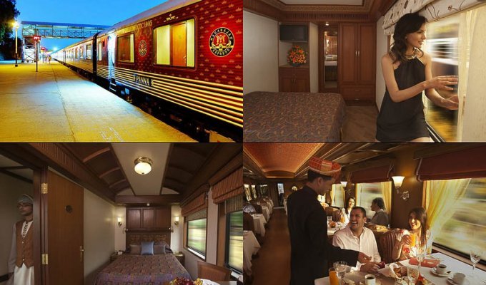 Самый дорогой поезд Азии: «Экспресс Махараджей» (28 фото)