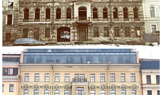 Архивные фотографии Санкт-Петербурга из серии "было/стало" (15 фото)