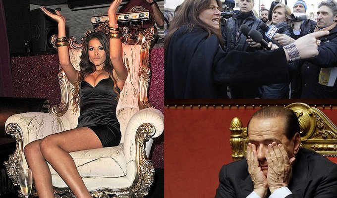 Суд над Сильвио Берлускони (17 фото)