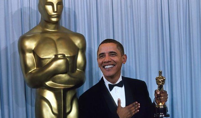 Награды Обамы (5 фотографий)