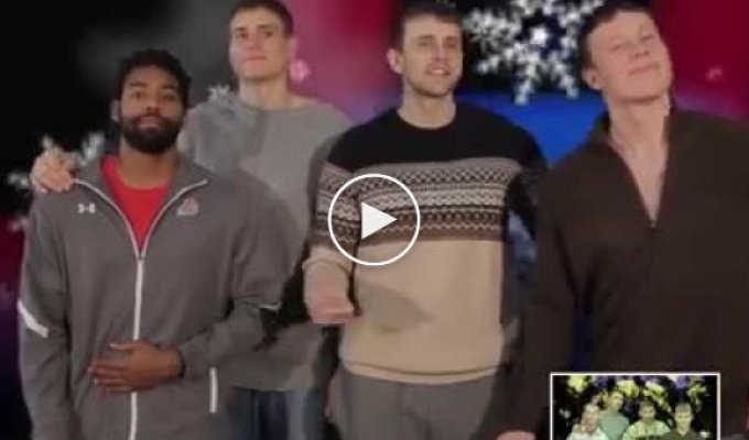 Пародия баскетболистов «Локомотива» на клип «Новый год» группы «Стекловата»