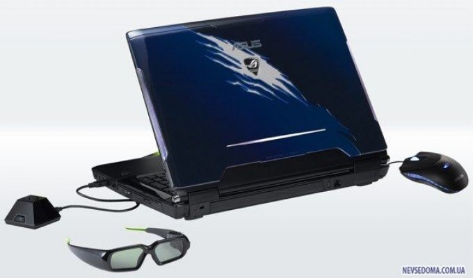 ASUS G51J 3D - второй 3D ноутбук (3 фото)