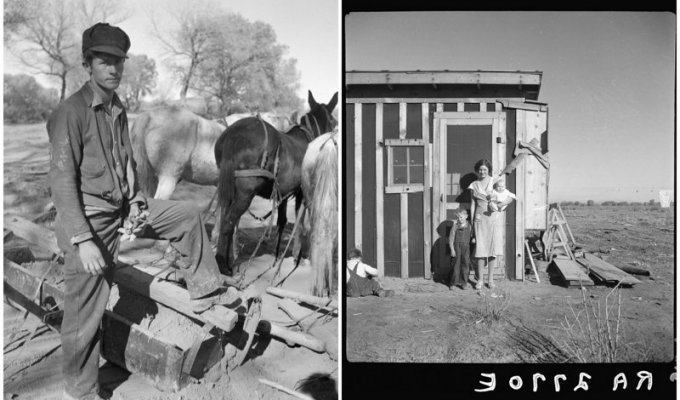 Нелёгкие 30-е: жизнь в штате Нью-Мексико в фотографиях (12 фото)