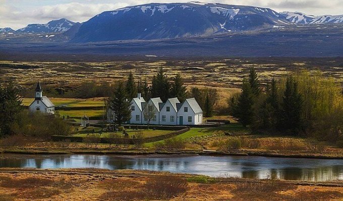 Исландия: огонь и лед вместе (10 фото)