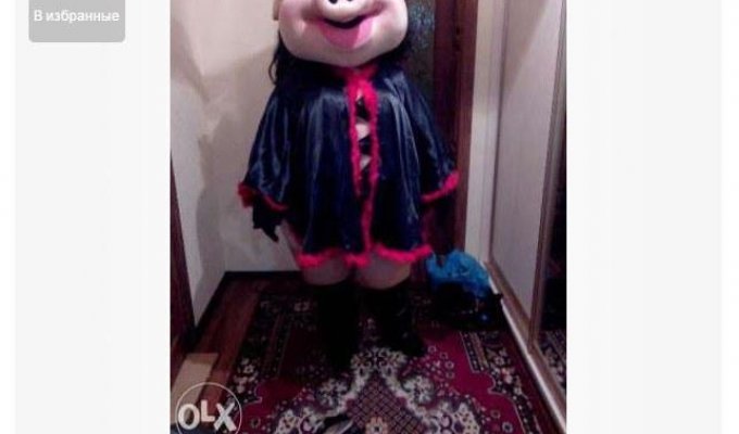 Ростовая кукла свинка стриптизерша за 6500 грн (2 фото)