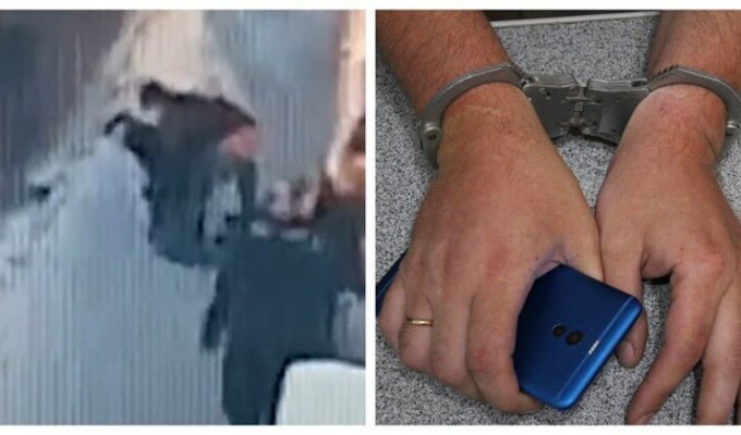 Большая подлость: мужчина украл телефон у упавшего пенсионера (3 фото + 1 видео)