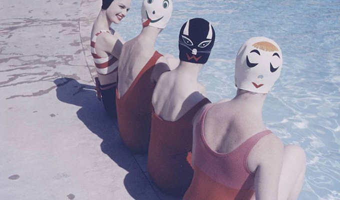 Шапочки для плавания 1960-х годов (9 фото)