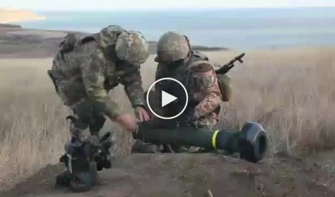 Боевые испытания систем Джавелин на Донбассе