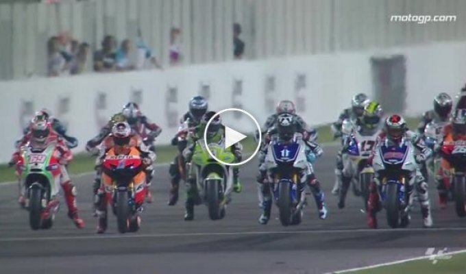 MotoGP в замедленной съемке