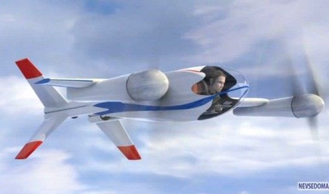 NASA Puffin - одноместный элетрический самолёт (видео)