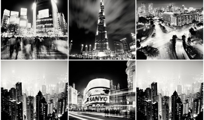 Черно-белая красота больших городов (21 фото)