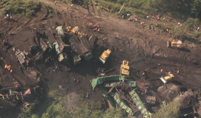 Самые ужасающие катастрофы на железной дороге, произошедшие в СССР, России и Украине (30 фото)