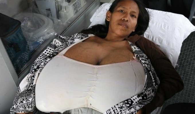 Женщина с N-размером груди