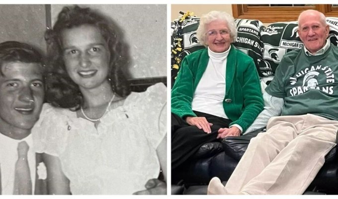 Влюблённые воссоединились спустя 70 лет (6 фото)