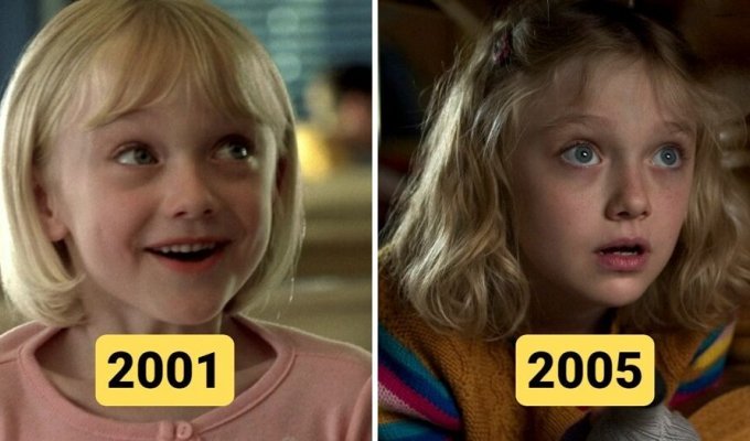 10 ярких  детских ролей Дакоты Фаннинг, которую брали  во все голливудские фильмы, где был нужен ребёнок  (11 фото)
