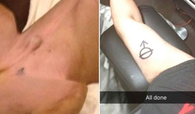 Американец сделал татуировку, как у своей собаки, но только потом узнал её значение (3 фото)