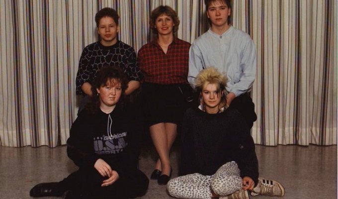  Как выглядели школьники середины 80х (9 фото)