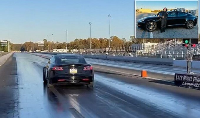 Новая модель Tesla поставила рекорд скорости (5 фото + 1 видео)