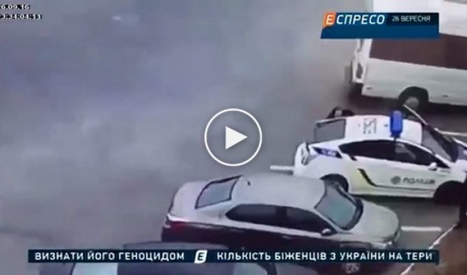 Убийство в Днипре. Обнародовано видео с нагрудной камеры патрульного