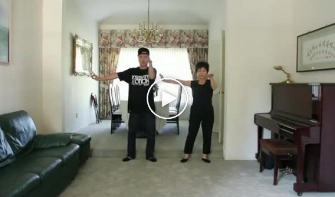Gangnam Style с мамой