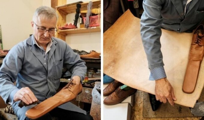 Мужчина из Румынии делает обувь для социального дистанцирования (5 фото)