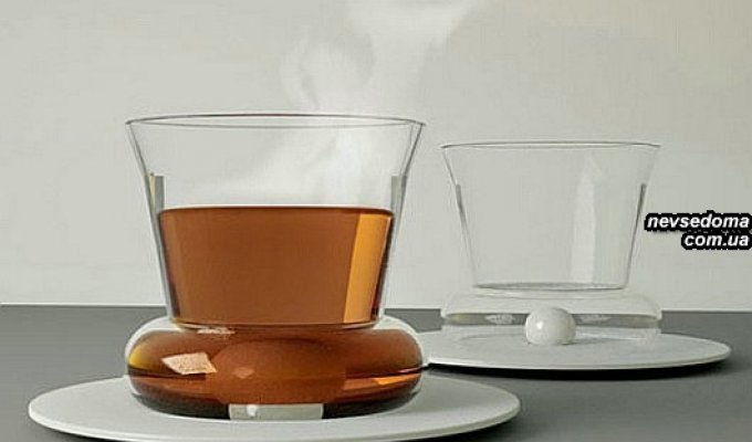 Саморазмешивающиеся чайные чашки (концепт)