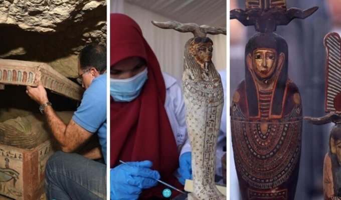В Египте сделана крупнейшая находка года (23 фото)