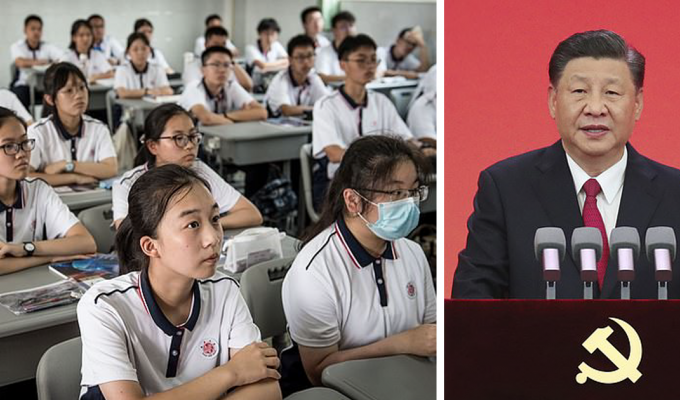 Китайские школьники будут изучать «Мысли Си Цзиньпина» в рамках воспитания любви к Китаю (4 фото)