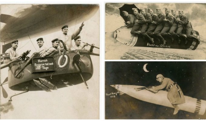 Весёлые армейские фотографии 1912 — 1945 годов (25 фото)
