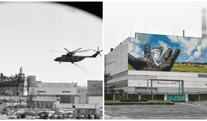 35 лет со дня катастрофы: фотографии Чернобыльской АЭС до и после аварии (25 фото)