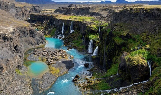 Остров Исландия: путь к долине Landmannalaugar (36 фото + 1 видео)