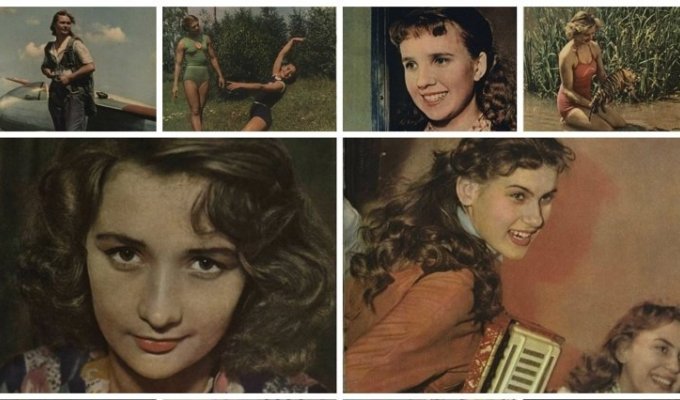 Советские девушки на журнальных фотографиях (45 фото)