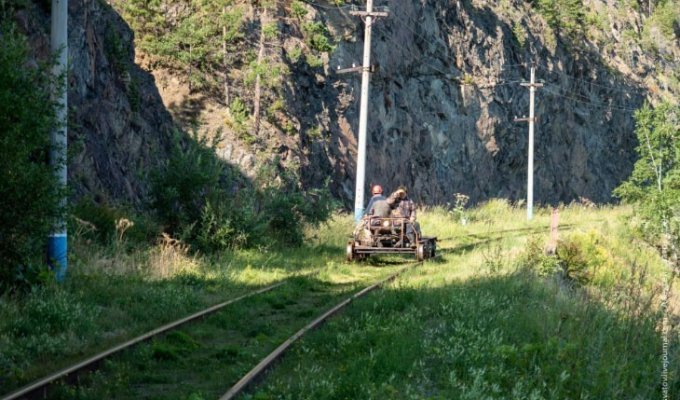 Кругобайкальская железная дорога (28 фото)