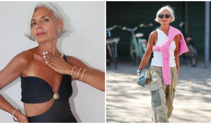 Возраст не помеха стилю: 57-летняя женщина доказала, что выглядеть молодо можно в любом возрасте (12 фото)