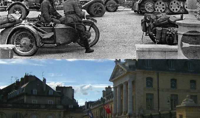Тогда и сейчас: фотографии мест во время Второй мировой войны и сегодня (10 фото)