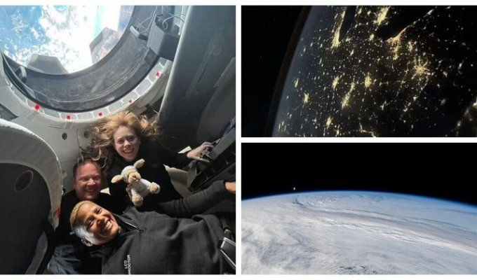 Земля в иллюминаторе: экипаж миссии Inspiration4 поделился снимками из космоса (6 фото + 1 видео)