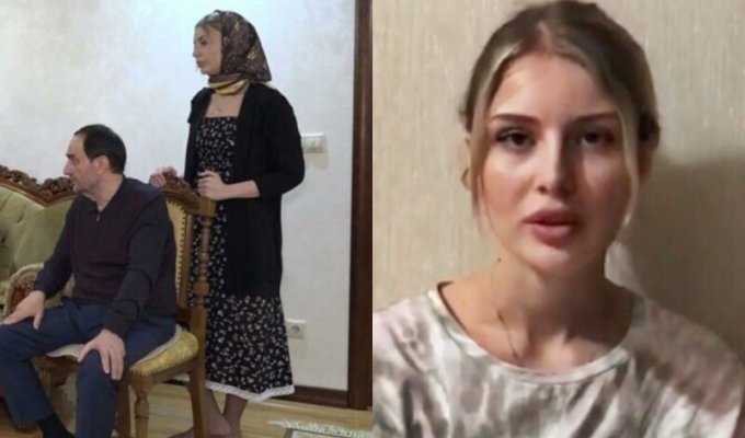 "Папа у меня хороший, не бьет": "Грозный ТВ" выпустил репортаж о похищенной из Дагестана чеченке (7 фото + 1 видео)