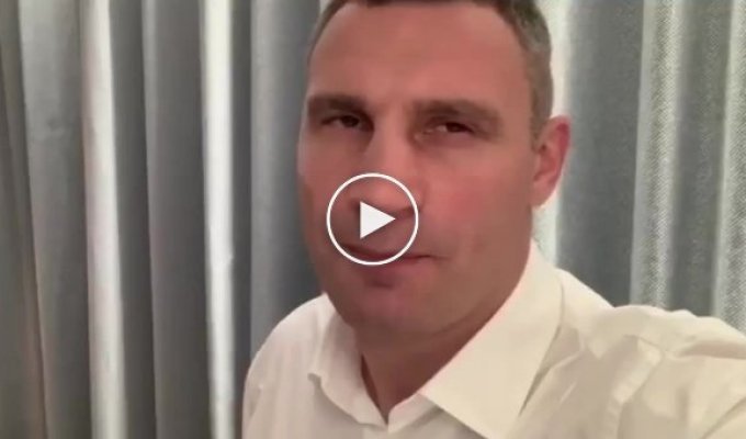 Мэр Киева записал видео-обращение к президенту