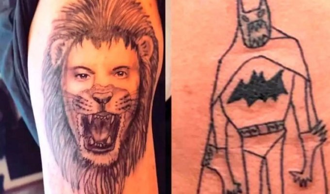 Эти люди даже не осознают, насколько ужасны их татуировки (12 фото)