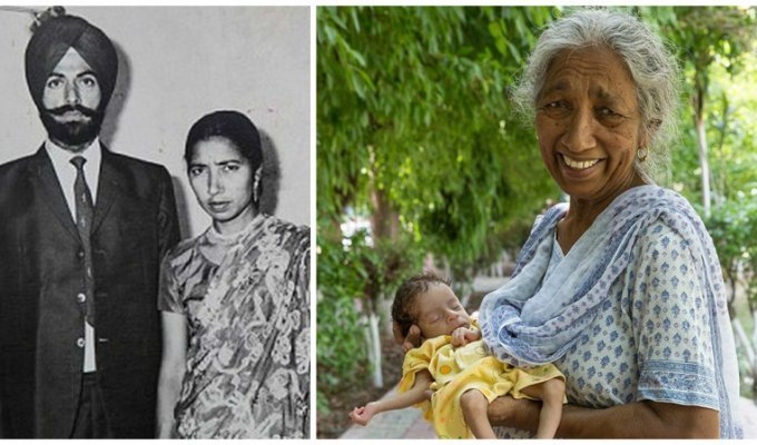 "Это тяжелее, чем я думала": жительница Индии стала матерью в 72 года (6 фото)