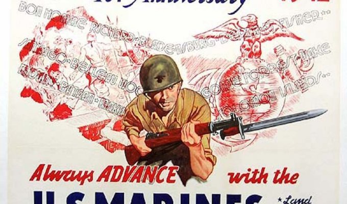 Искусство плаката Второй Мировой. США (34 фото)