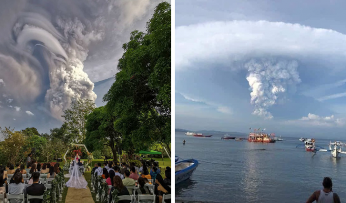 Ужасающая мощь вулкана Тааль в фотографиях (31 фото)