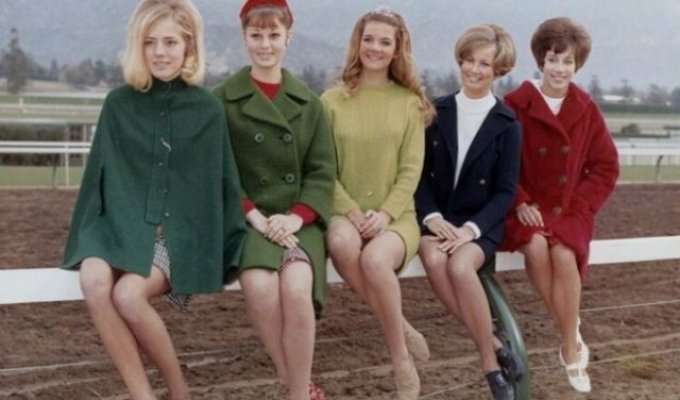 Девушки в мини-юбках из 1960-1970-х годов (20 фото)