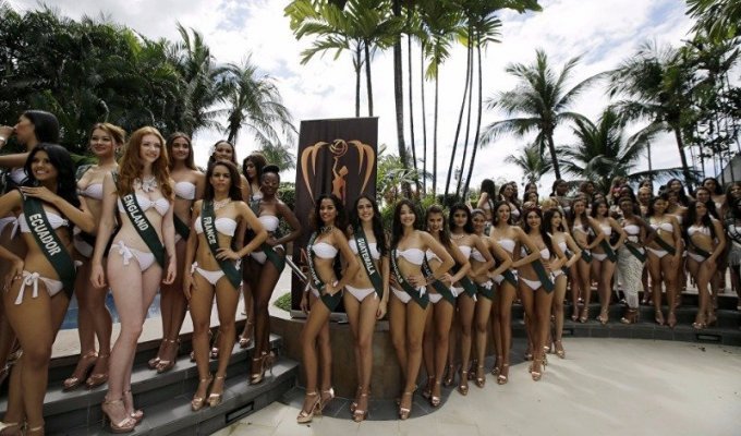 На Филиппинах прошла фотосессия в купальниках участниц конкурса красоты «Мисс Земля» (88 фото)