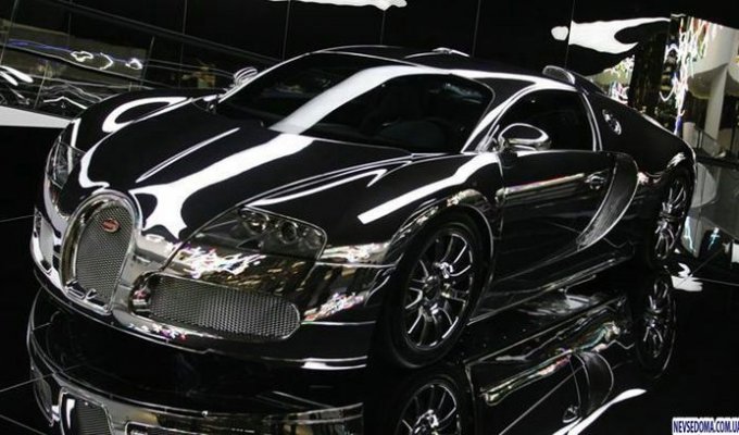  Хромированный Bugatti Veyron (5 фото)