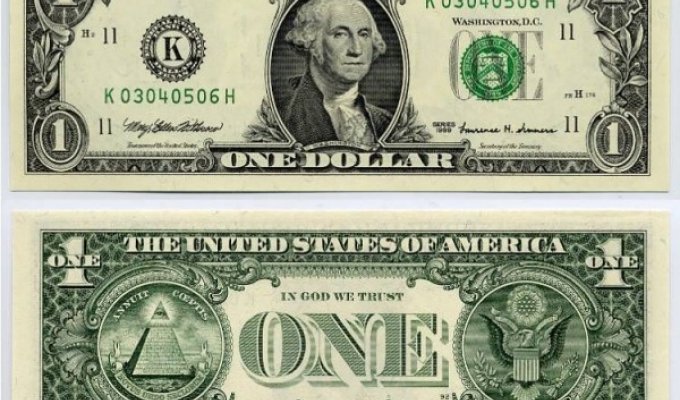 Тайны доллара (8 фото)