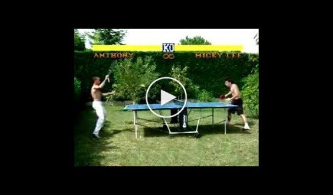 Мортал Комбат в пинг-понг