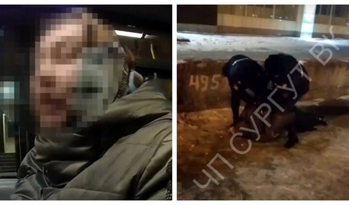 "Отпустите меня, сволочи!": в Сургуте полицейские изолировали упрямую антимасочницу (3 фото + 2 видео)